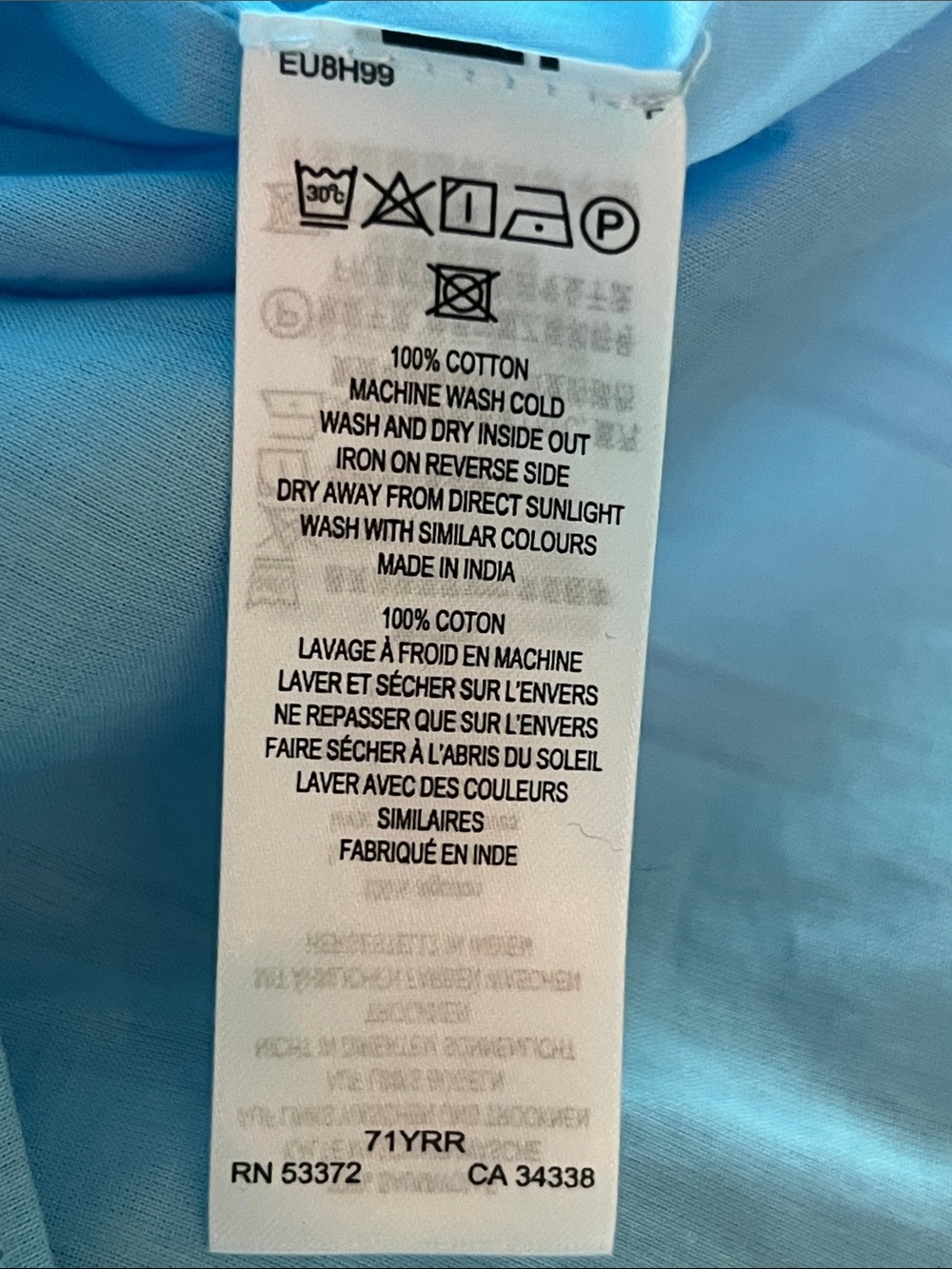 NWT French Connection Alexis Lorenzo Ballerina Fit/Flare Minidress Blue Large - Picture 16 of 16